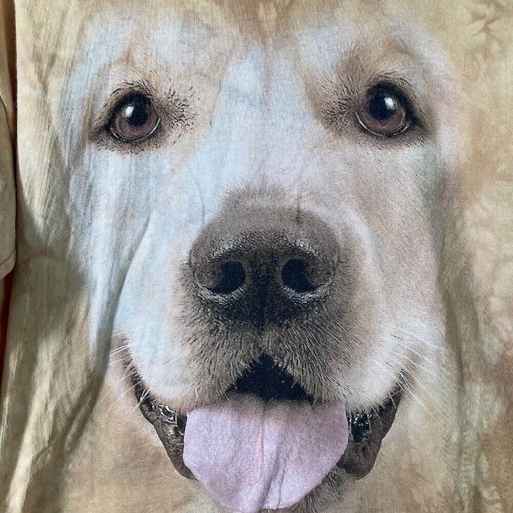 Womens‎ The Mountain Golden Retriever Long Sleeve Tee Shirt Honey L - Picture 3 of 5